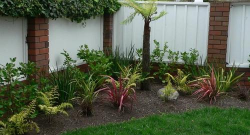 Native Foliage Create movement and colour with planting. Rocks add a solidness and help with moisture in the ground.