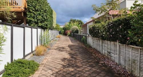 Boring, unattractive entry to home