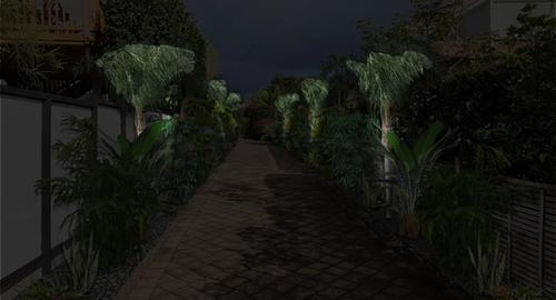 Driveway A warm and welcoming entry