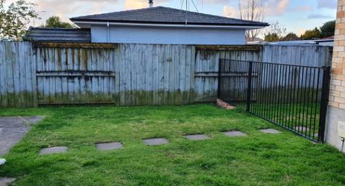 Entry from garage with no privacy