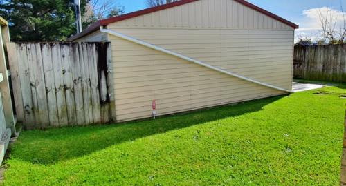 Wasted space by the garage