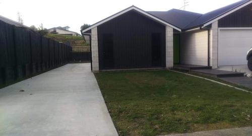 Front of House Clients want a low maintenance garden to enhance their home.