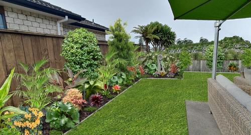 Feature Garden Landscape for a more holiday feel