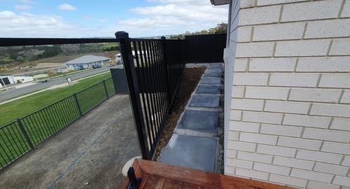 Stepping Stone Area Small area prior stepping down to lower eatable garden