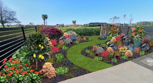 Courtyard Looking Out Transformed into your own piece of paradise with privacy.